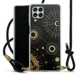 Carry Case Transparent Leather black/gold