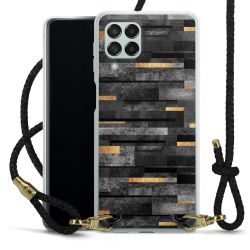 Carry Case Transparent Leather black/gold