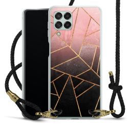 Carry Case Transparent Leather black/gold