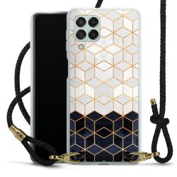 Carry Case Transparent Leather black/gold