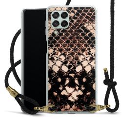 Carry Case Transparent Leather black/gold