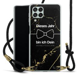 Carry Case Transparent Leder schwarz/gold