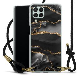 Carry Case Transparent Leather black/gold