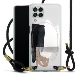 Carry Case Transparent Leather black/gold