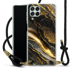 Carry Case Transparent Leather black/gold