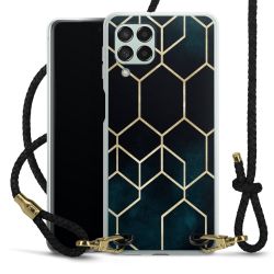 Carry Case Transparent Leather black/gold