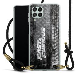 Carry Case Transparent Leather black/gold