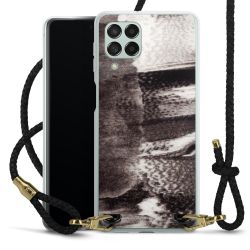 Carry Case Transparent Leather black/gold