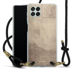 Carry Case Transparent Leather black/gold