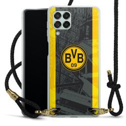 Carry Case Transparent Leather black/gold