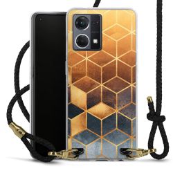 Carry Case Transparent Leather black/gold