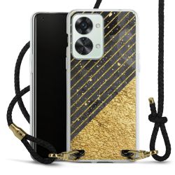 Carry Case Transparent Leather black/gold