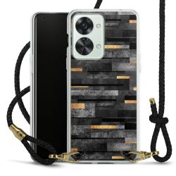 Carry Case Transparent Leather black/gold