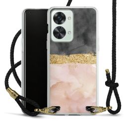 Carry Case Transparent Leather black/gold