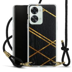 Carry Case Transparent Leather black/gold