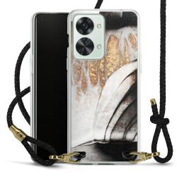 Carry Case Transparent Leather black/gold