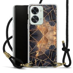 Carry Case Transparent Leather black/gold