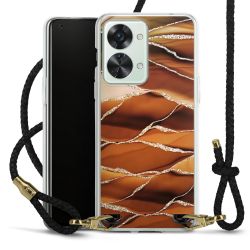 Carry Case Transparent Leather black/gold