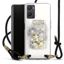 Carry Case Transparent Leather black/gold