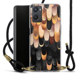 Carry Case Transparent Leather black/gold