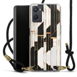 Carry Case Transparent Leather black/gold