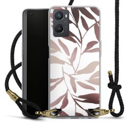 Carry Case Transparent Leather black/gold