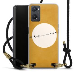 Carry Case Transparent Leather black/gold