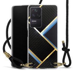 Carry Case Transparent Leather black/gold