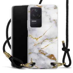 Carry Case Transparent Leather black/gold