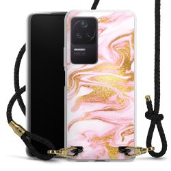 Carry Case Transparent Leather black/gold