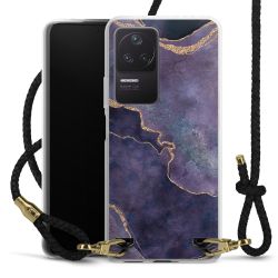 Carry Case Transparent Leather black/gold