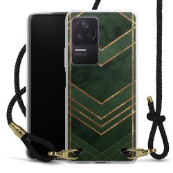 Carry Case Transparent Leather black/gold