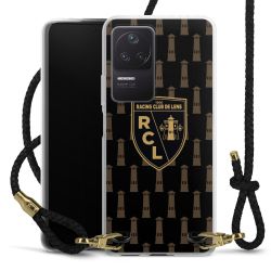 Carry Case Transparent Leather black/gold