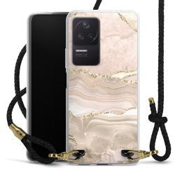 Carry Case Transparent Leather black/gold