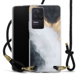 Carry Case Transparent Leather black/gold