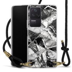 Carry Case Transparent Leather black/gold