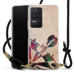 Carry Case Transparent Leather black/gold