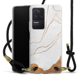 Carry Case Transparent Leather black/gold