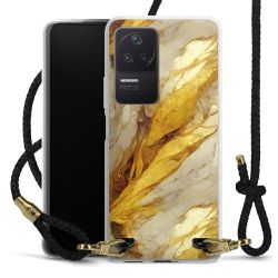 Carry Case Transparent Leather black/gold