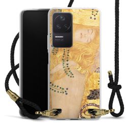 Carry Case Transparent Leather black/gold