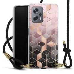 Carry Case Transparent Leather black/gold