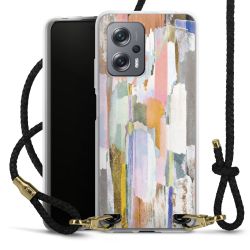 Carry Case Transparent Leather black/gold