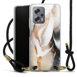 Carry Case Transparent Leather black/gold