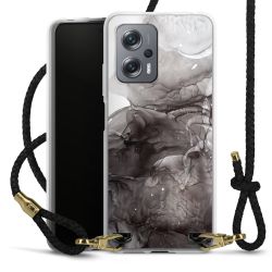 Carry Case Transparent Leather black/gold