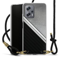 Carry Case Transparent Leather black/gold