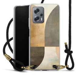 Carry Case Transparent Leather black/gold