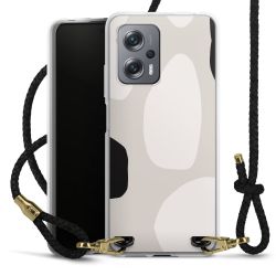 Carry Case Transparent Leather black/gold