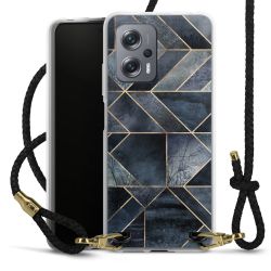 Carry Case Transparent Leather black/gold