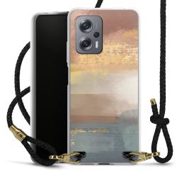 Carry Case Transparent Leather black/gold