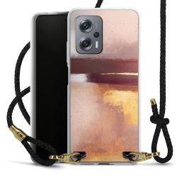 Carry Case Transparent Leather black/gold